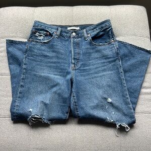 Levi’s- Ribcage straight ankle